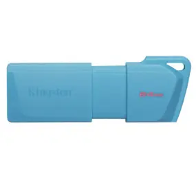 Флеш-накопичувач USB3.2  64GB Kingston DataTraveler Exodia M Aqua Blue (KC-U2L64-7LB)