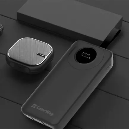 Универсальная мобильная батарея ColorWay EnergyPlus 30000mAh Black (CW-PB300LPB4BK-PDD)