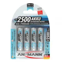 Аккумуляторы Ansmann AA/HR06 NI-MH 2500 mAh BL 4 шт