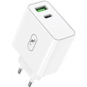 Мережевий зарядний пристрій SkyDolphin SC10 High Power PD 65W+QC3.0 White (SDMZP-000188)