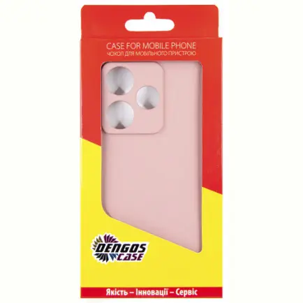 Чeхол-накладка Dengos для Xiaomi Redmi 13 4G Pink (DG-KM-99)