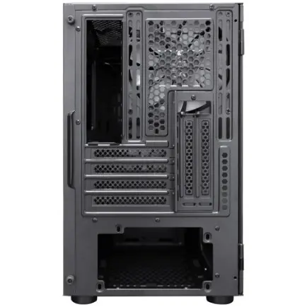 Корпус 1stPlayer D3-BK-3F7-14 Black без БЖ