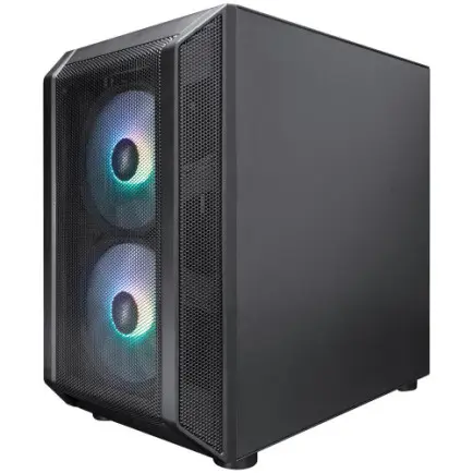 Корпус 1stPlayer D3-BK-3F7-14 Black без БЖ