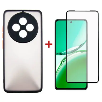 Чохол-накладка Dengos Matte для Oppo  Reno 12F 4G Black (DG-KM-157)