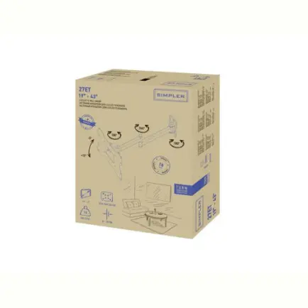 Кронштейн KSL Simpler 27ET (VESA200х200)