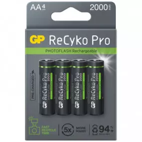 Аккумуляторы GP Recyko+ Pro Photo Flash 2000 (GP210AAHCF-2APCEB4)