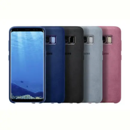 Чехол-накладка Samsung Alcantara Cover для Samsung Galaxy S8+ G955 Dark Gray (EF-XG955ASEGRU)