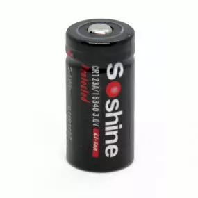 Аккумулятор Soshine Protected CR123A/16340 3.0V 700mAh 1шт