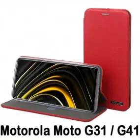 Чeхол-книжка BeCover Exclusive для Motorola Moto G31/G41 Burgundy Red (707912)