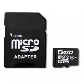 Карта пам`ятi MicroSDHC 8GB UHS-I Class 10 Dato + SD-adapter (DTTF008GUIC10)