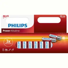 Батарейка Philips Power Alkaline AA/LR06 BL 12 шт