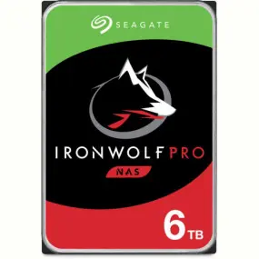 Накопитель HDD SATA 6.0TB Seagate IronWolf Pro 7200rpm 256MB (ST6000NT001)
