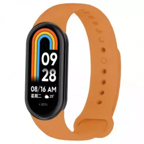 Силиконовый ремешок BeCover для Xiaomi Mi Smart Band 8 Apricot (709375)