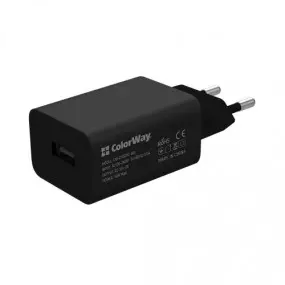 Сетевое зарядное устройство ColorWay (1USBx2A)