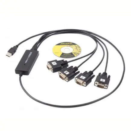 Кабель Viewcon USB - 4хCOM (M/M)