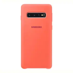 Чехол-накладка Samsung Silicone Cover для Samsung Galaxy S10 SM-G973 Berry Pink (EF-PG973THEGRU)
