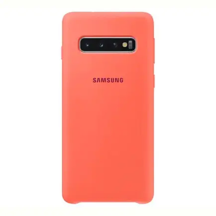 Чехол-накладка Samsung Silicone Cover для Samsung Galaxy S10 SM-G973 Berry Pink (EF-PG973THEGRU)