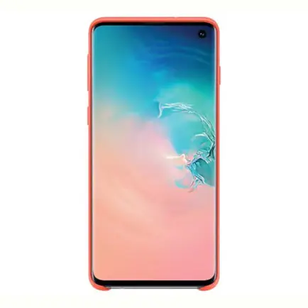 Чехол-накладка Samsung Silicone Cover для Samsung Galaxy S10 SM-G973 Berry Pink (EF-PG973THEGRU)