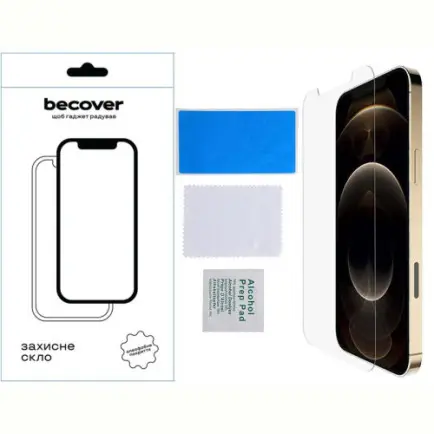 Защитное стекло BeCover для Apple iPhone 13 Pro Max Crystal Clear Glass 3D (709244)
