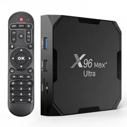 HD медиаплеер X96 MAX+ Ultra Android TV (905x4/4GB/64GB)