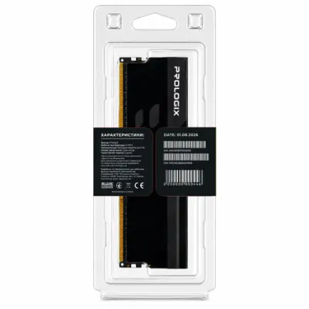 Модуль памяти DDR5 16GB/5600 Prologix Onyx Black RGB (PRO16GB5600YBR5)