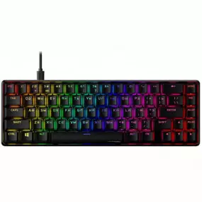 Клавіатура HyperX Alloy Origins 65 Red RGB ENG/RU Black (4P5D6AX)