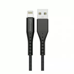 Кабель Grand-X USB-Lightning, 1.2м Black (FL-12B)