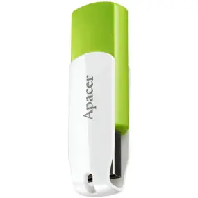 Флеш-накопитель USB 64GB Apacer AH335 White/Green (AP64GAH335G-1)