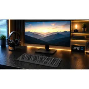 Клавиатура беспроводная REAL-EL RK-760W Black