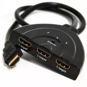 Перемикач HDMI-інтерфейсу Cablexpert HDMI - 3хHDMI V 1.4 (M/F)