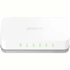 Коммутатор D-Link DES-1005C/B1A 5xFE, неуправляемый