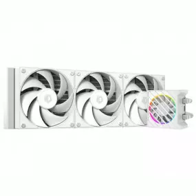 Система водяного охлаждения ID-Cooling Dashflow 360 XT Lite White, Intel: LGA2066/2011/1700/1200/1151/1150/1155/1156, AMD: AM5/AM4, 396х120х27 мм