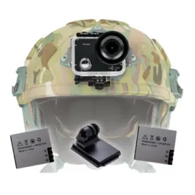 Экшн-камера AirOn ProCam 7 Black набор для тактических шлемов (4822356754511)