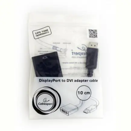 Адаптер Cablexpert DisplayPort - DVI (M/M)
