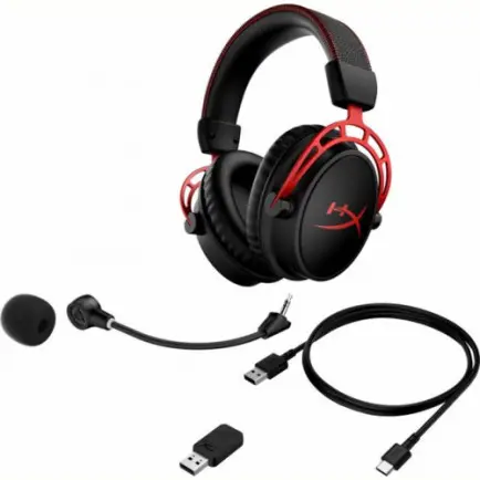 Гарнитура HyperX Cloud Alpha Wireless Black/Red (4P5D4AA)