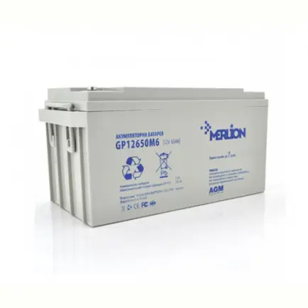 Акумуляторна батарея Merlion 12V 65AH (GP12650M6/09414)