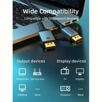 Кабель Cabletime DisplayPort - DisplayPort V 1.4 (M/M)