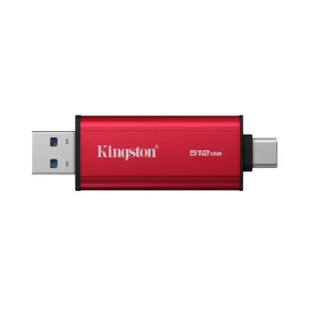 Накопичувач зовнішній SSD USB  512GB Kingston Dual Portable Red (SPSD/512GB)