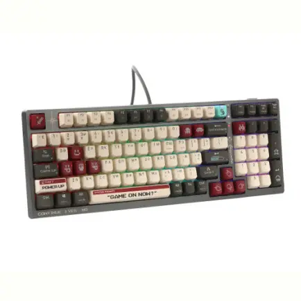 Клавиатура беспроводная Bloody WS98 Pixels Red