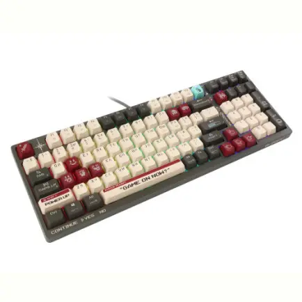 Клавиатура беспроводная Bloody WS98 Pixels Red