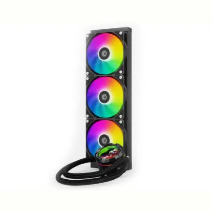 Система водяного охлаждения ID-Cooling Space LCD SL360 XE, Intel: 2066/2011/1700/1200/1151/1150/1155/1156, AMD: AM5/AM4, 397x120x27 мм, 4-pin