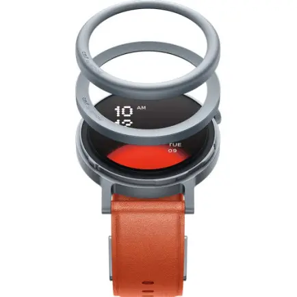Смарт-годинник CMF by Nothing Watch Pro 2 Metal with Leather Strap D398 Orange (A10700014)