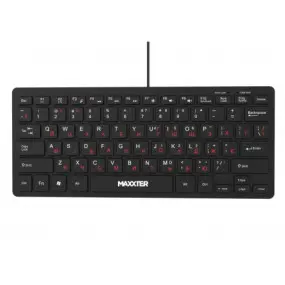 Клавiатура Maxxter KBM-C01B-UA Black