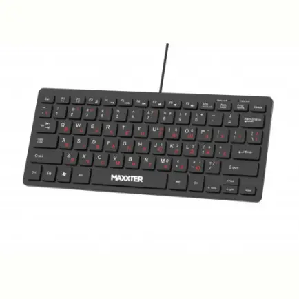 Клавiатура Maxxter KBM-C01B-UA Black