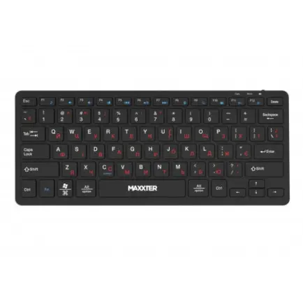 Клавиатура беспроводная Maxxter KBW-C01B-UA Black