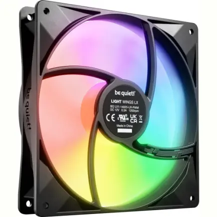 Вентилятор be quiet! Light Wings LX 140mm PWM 3-Pack Black (BL127)