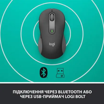 Мышь беспроводная Logitech Signature M650 Graphite (910-006253)