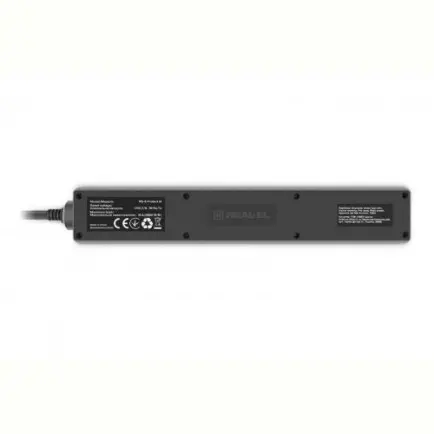Фильтр питания REAL-EL RS-6 Protect M 3м Black (EL122300034)