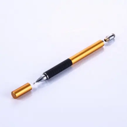 Стилус Goojodoq универсальный 2 в 1 Capacitive TPU Grip Gold (4000074017232G)