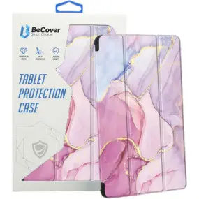 Чехол-книжка BeCover Soft Edge TPU для Xiaomi Redmi Pad SE 8.7 Pink Marble (712576)